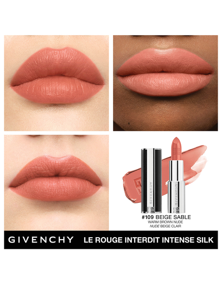 LE ROUGE INTERDIT INTENSE SILK | Givenchy | Червило с копринено покритие и сияен цвят