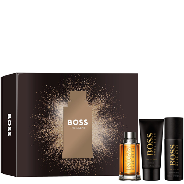 КОМПЛЕКТ HUGO BOSS THE SCENT eau de toilette Комплект тоалетна вода, дезодорант спрей и душ гел - Hugo Boss КОМПЛЕКТ HUGO BOSS THE SCENT eau de toilette Комплект тоалетна вода, дезодорант спрей и душ гел - Hugo Boss