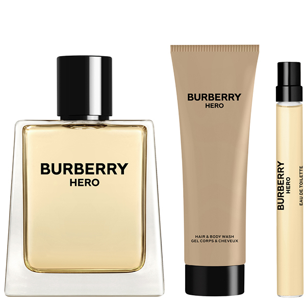 КОМПЛЕКТ BURBERRY HERO eau de toilette | Burberry | Комплект тоалетна вода, душ гел и миниатюра