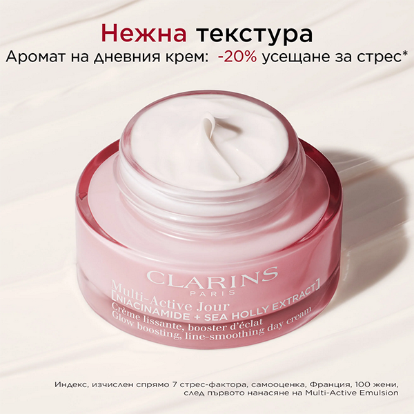 Clarins Multi-Active Day Cream Line Smoothing All Skin Types | Clarins | Изглаждащ линиите дневен крем за всеки тип кожа