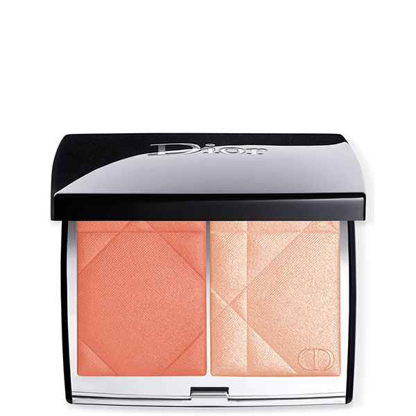 Rouge Blush Colour & Glow Многофункционална дуо палитра за лице - цвят и хайлайтър - DIOR