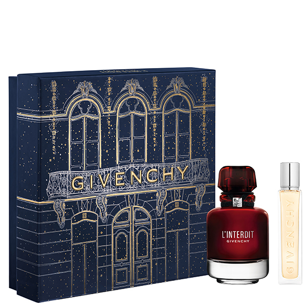 КОМПЛЕКТ GIVENCHY L'Interdit Eau de Parfum Rouge Комплект парфюмна вода и спрей за пътуване - Givenchy КОМПЛЕКТ GIVENCHY L'Interdit Eau de Parfum Rouge Комплект парфюмна вода и спрей за пътуване - Givenchy
