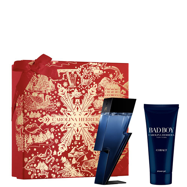 КОМПЛЕКТ BAD BOY COBALT eau de parfum + SHOWER GEL Комплект парфюмна вода и душ гел - Carolina Herrera КОМПЛЕКТ BAD BOY COBALT eau de parfum + SHOWER GEL Комплект парфюмна вода и душ гел - Carolina Herrera