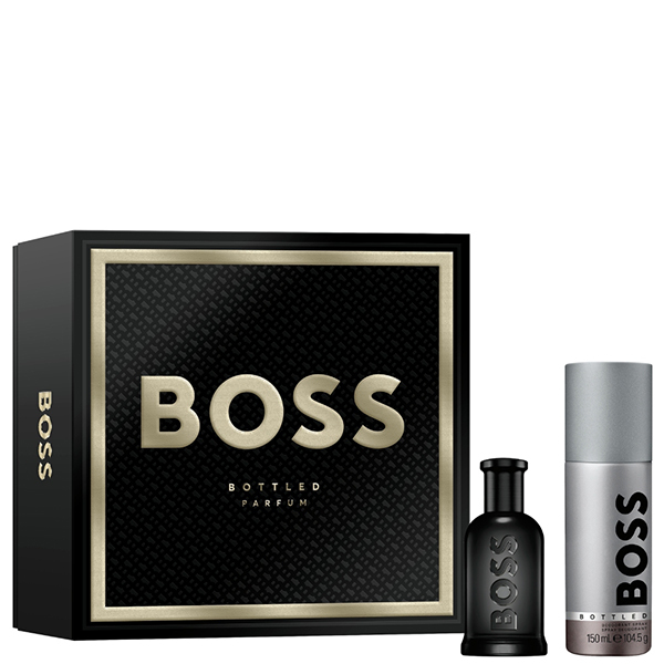 КОМПЛЕКТ BOSS Bottled Parfum for Men Комплек парфюм и дезодорант спрей - Hugo Boss