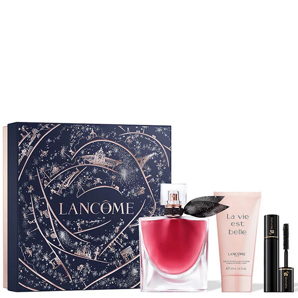 Лимитиран празничен комплект Lancôme La vie est belle Elixir eau de parfum Комплект парфюмна вода, лосион за тяло и мини спирала - Lancome Лимитиран празничен комплект Lancôme La vie est belle Elixir eau de parfum Комплект парфюмна вода, лосион за тяло и мини спирала - Lancome