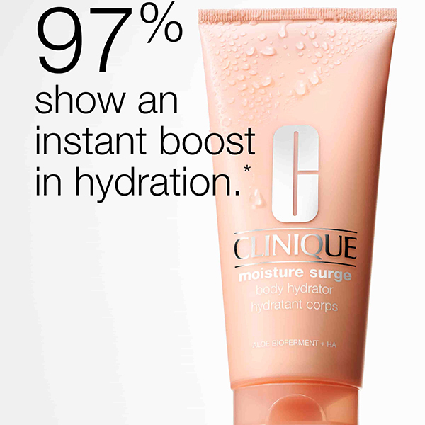 MOISTURE SURGE BODY HYDRATOR | Clinique | Първия по рода си лосион за тяло от най-обичаната ни колекция Moisture Surge