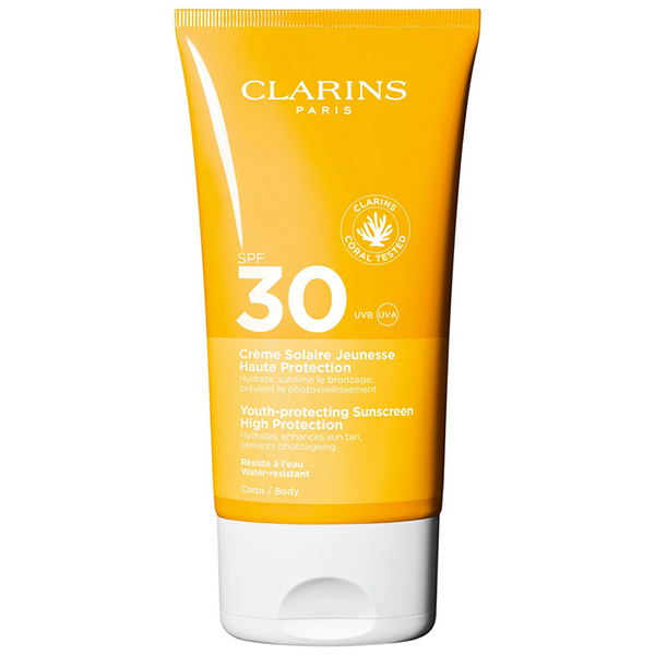 Youth-Protecting Body Sunscreen High Protection SPF30  | Clarins | Защитен крем за тяло с висока защита SPF30