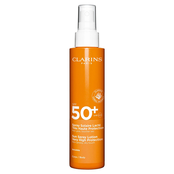 CLARINS Sun Spray Lotion Very High Protection SPF50+ Слънцезащитен лосион за тяло - Clarins CLARINS Sun Spray Lotion Very High Protection SPF50+ Слънцезащитен лосион за тяло - Clarins