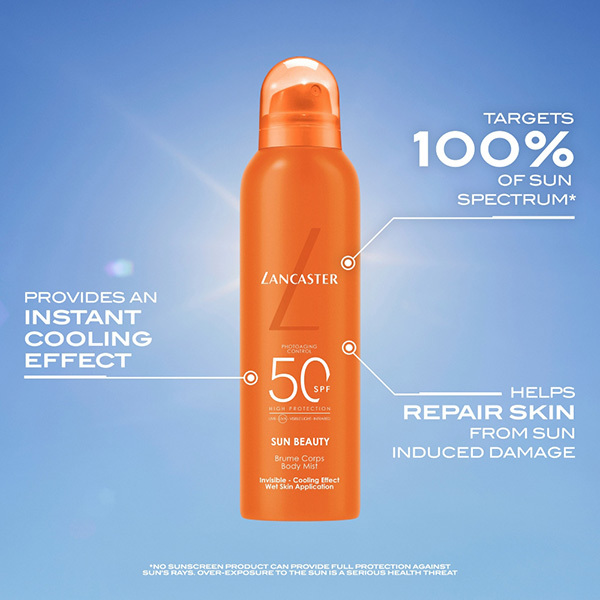 Sun Beauty Body Mist SPF30 | Lancaster | Слънцезащитен спрей за тяло