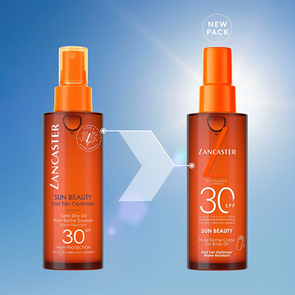 Sun Beauty Dry Body Oil SPF30 | Lancaster | Слънцезащитно олио за тяло