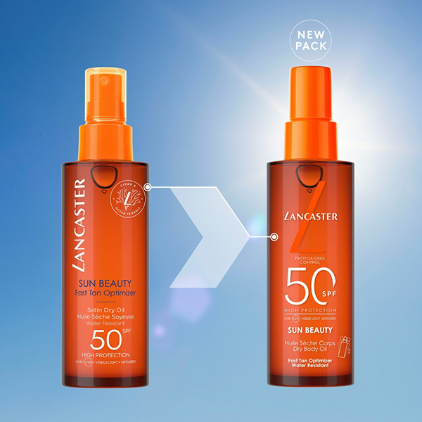 Sun Beauty Dry Body Oil SPF 50 | Lancaster | Слънцезащитно олио за тяло