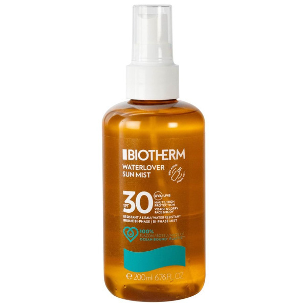 Waterlover Sun Mist SPF 30 Слънцезащитен спрей за лице и тяло - Biotherm