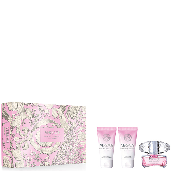 КОМПЛЕКТ VERSACE Bright Crystal eau de toilette Комплект тоалетна вода, лосион за тяло и душ гел - Versace КОМПЛЕКТ VERSACE Bright Crystal eau de toilette Комплект тоалетна вода, лосион за тяло и душ гел - Versace