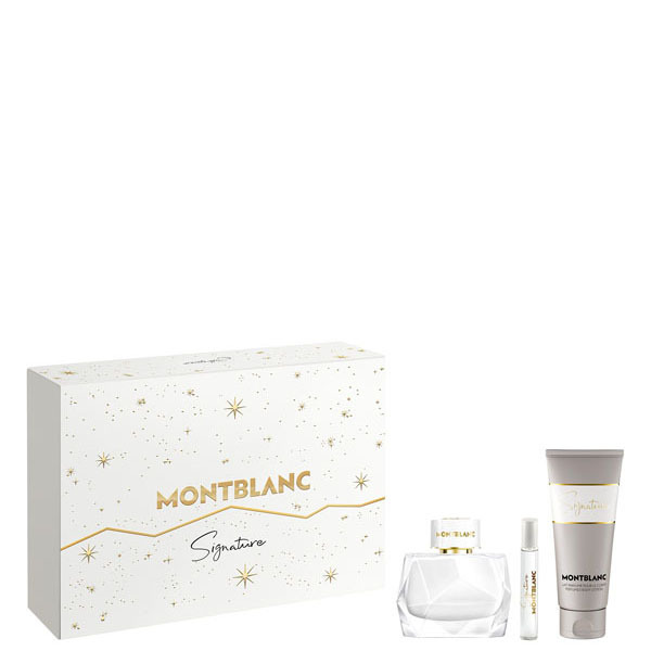 КОМПЛЕКТ MONTBLANC SIGNATURE Eau de Parfum Комплект парфюмна вода, лосион за тяло и миниатюра - Montblanc