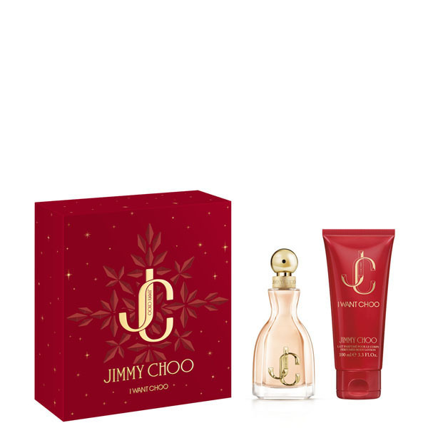 КОМПЛЕКТ Jimmy Choo I want Choo Eau de Parfum Комплект парфюмна вода и лосион за тяло - Jimmy Choo