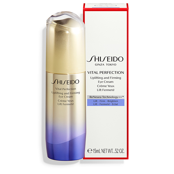 SHISEIDO VITAL PERFECTION UPLIFTING AND FIRMING EYE CREAM | Shiseido | Анти-ейдж крем за околоочната зона, който видимо намалява тъмни кръгове и бръчки около очите само за 1 седмица