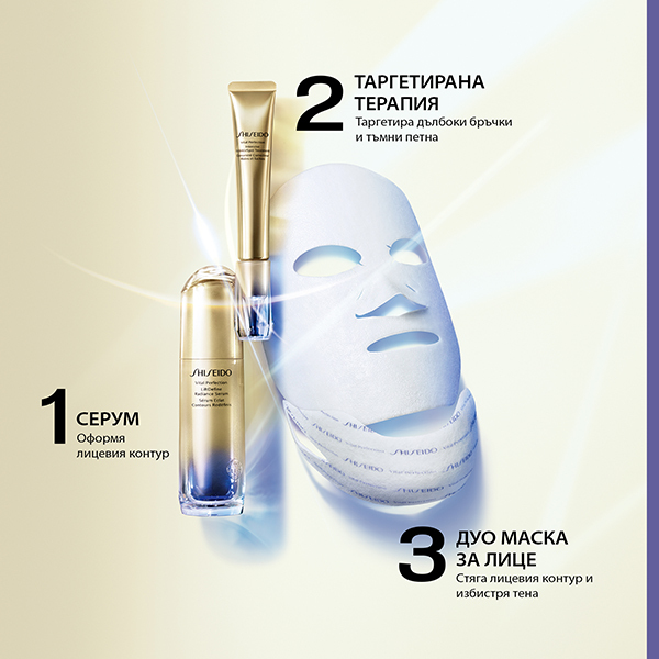 SHISEIDO VITAL PERFECTION LIFTDEFINE RADIANCE SERUM | Shiseido | Серум за лице и шия, за по-стегната, по-здрава и по-сияйна кожа.  