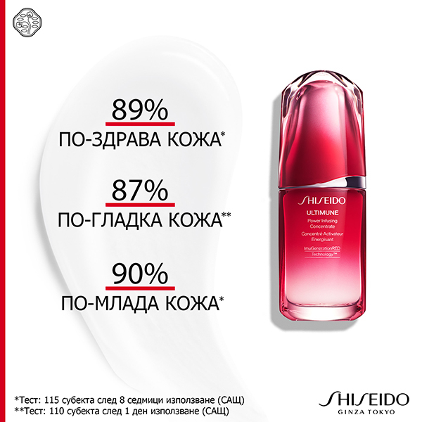 SHISEIDO ULTIMUNE POWER INFUSING CONCENTRATE | Shiseido | Серум за лице с двойна технология против стареене